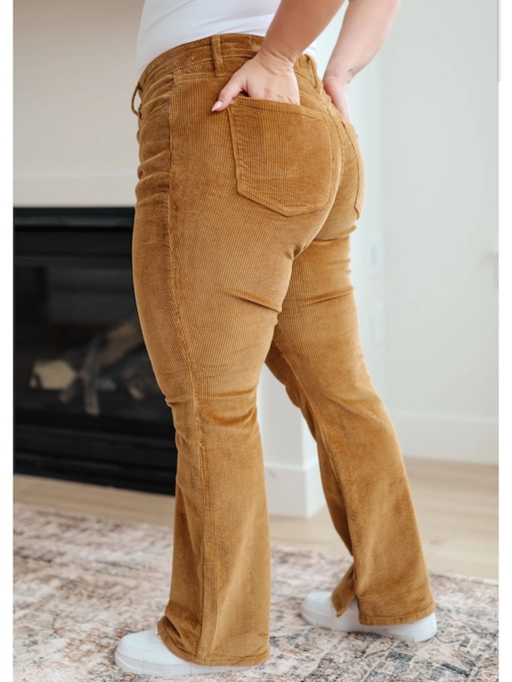 Judy Blue Cordelia Camel Corduroy Bootcut Pants